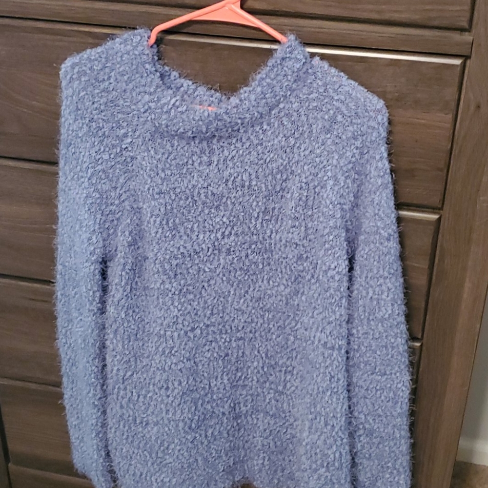 Lauren Conrad fuzzy sweater
